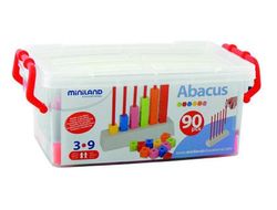 Juego miniland abacus multibase 90 piezas