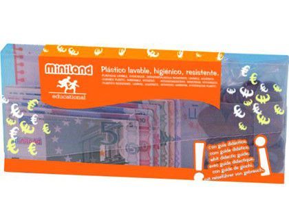 Juego miniland monedas y billetes activity euro 108 piezas