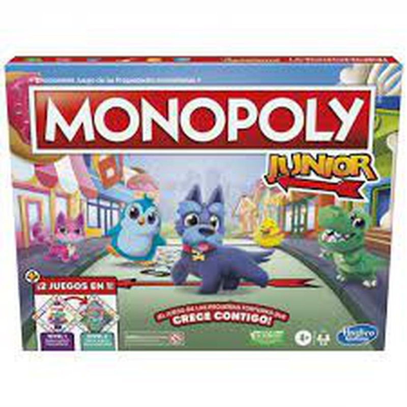 JUEGO MONOPOLY JUNIOR 2 JUEGOS EN 1