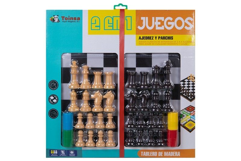 Juego Parchis-Ajedrez Fichas