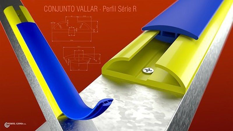 Juego perfil vallar rigido 3500mm