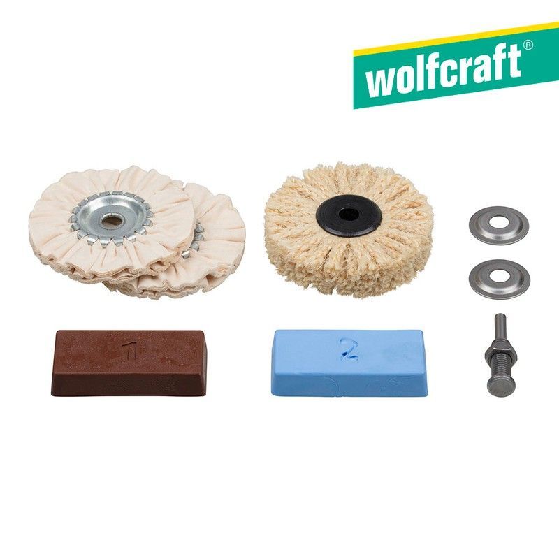 Juego Profesional De Pulido Para Metales, Plástico, Marmol, Etc. 2179000 Wolfcraft