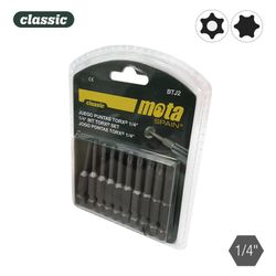 Juego puntas torx tamper x 50mm 10 piezas btj2