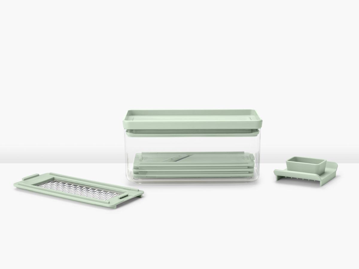 Juego rebanador y rallador Verde Jade Brabantia