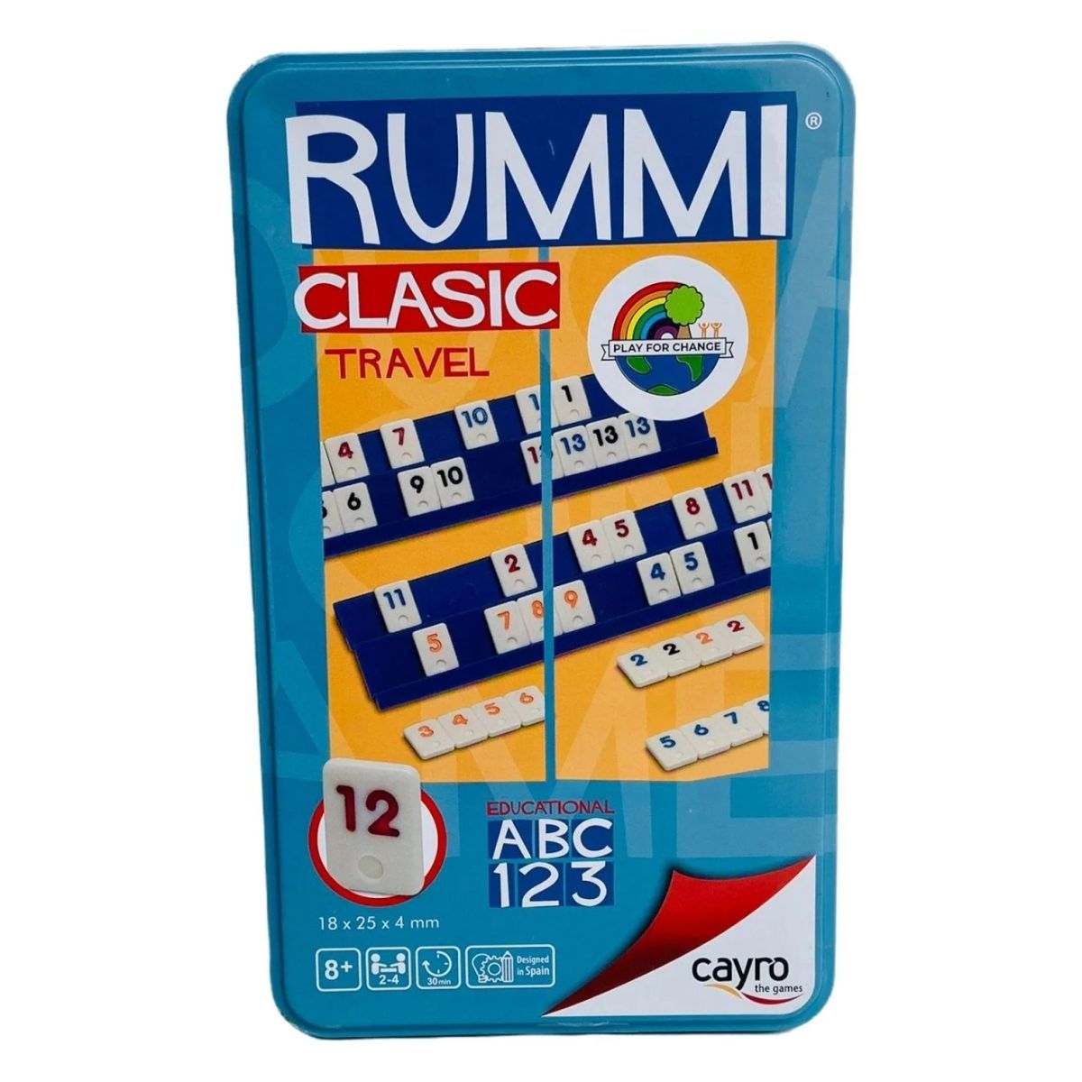Juego Rummiclassic Viaje - Caja Metal - Cayro