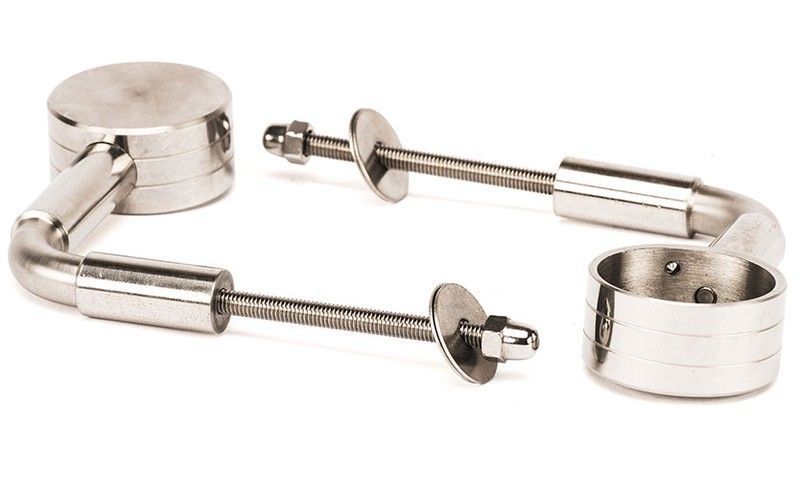 Juego Soporte Tirador T40 Desplazado Individual Inox