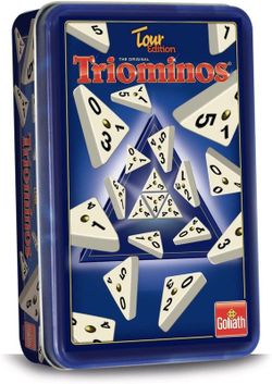 JUEGO TRIOMINOS CAJA METALICA