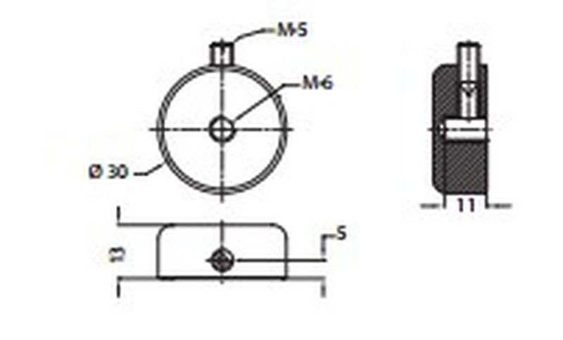 Juego Tuercas para Soporte 3201 Inox