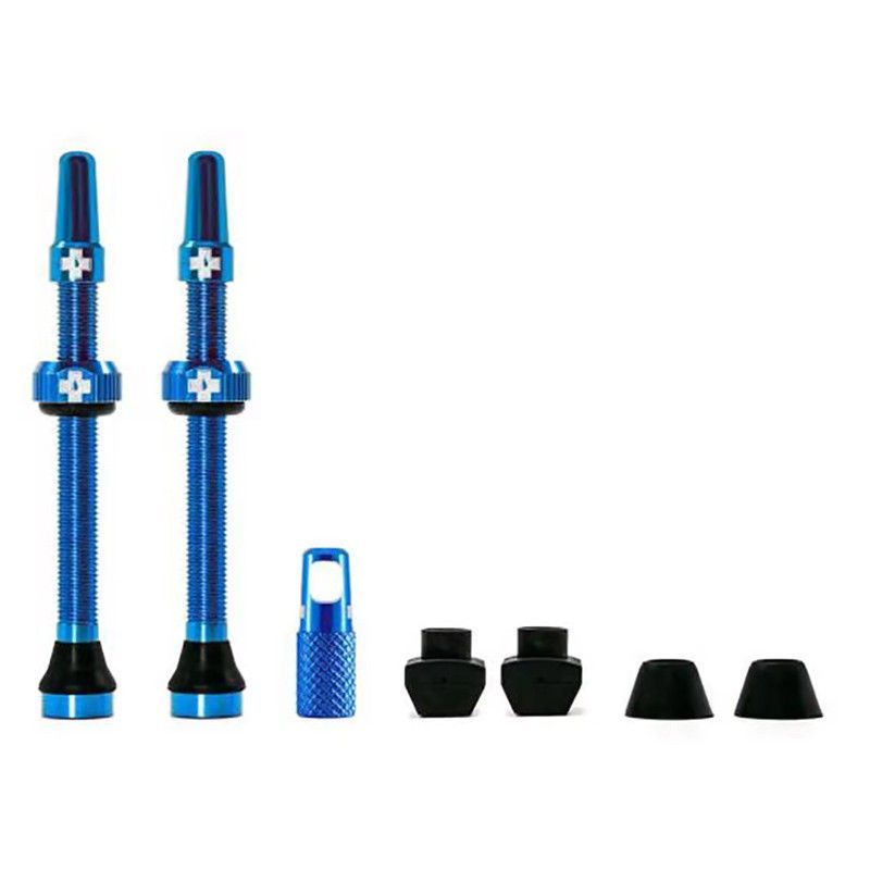 Juego Válvulas Muc-Off V2 Tubeless 60 mm Turquesa 🔩🚴‍♂️ | Ligeras, Resistentes y Estilo Único 💎✨