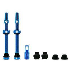 Juego Válvulas Muc-Off V2 Tubeless 60 mm Turquesa 🔩🚴‍♂️ | Ligeras, Resistentes y Estilo Único 💎✨