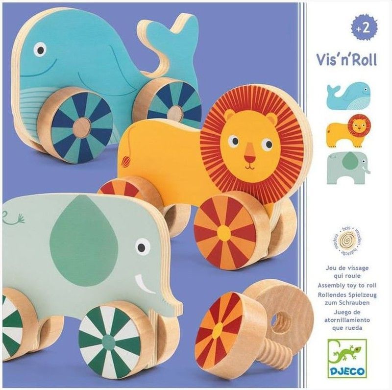 Juegos educativos Vis-n-roll Djeco