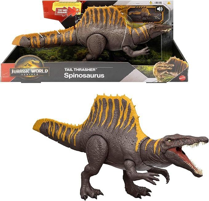 Jurassic World Figura Dinosaurio Spinosaurus Tail Thrasher