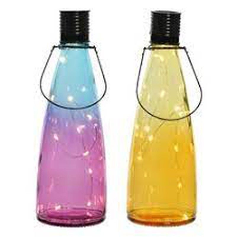 Kaemingk Luces solares para botellas surtido Blanco/cálido DIA9-H26CM-10L