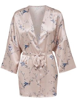 Kimono con estampado floral Only Peach Whip