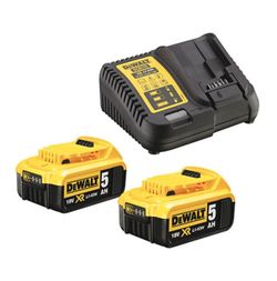 Kit 2 baterías carril XR 18V + cargador XR 10,8V Dewalt DCB115P2-QW