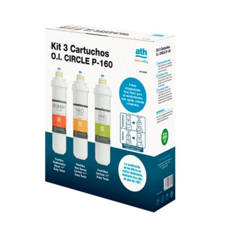Kit 3 Cartuchos Reemplazo Circle ATH 304424