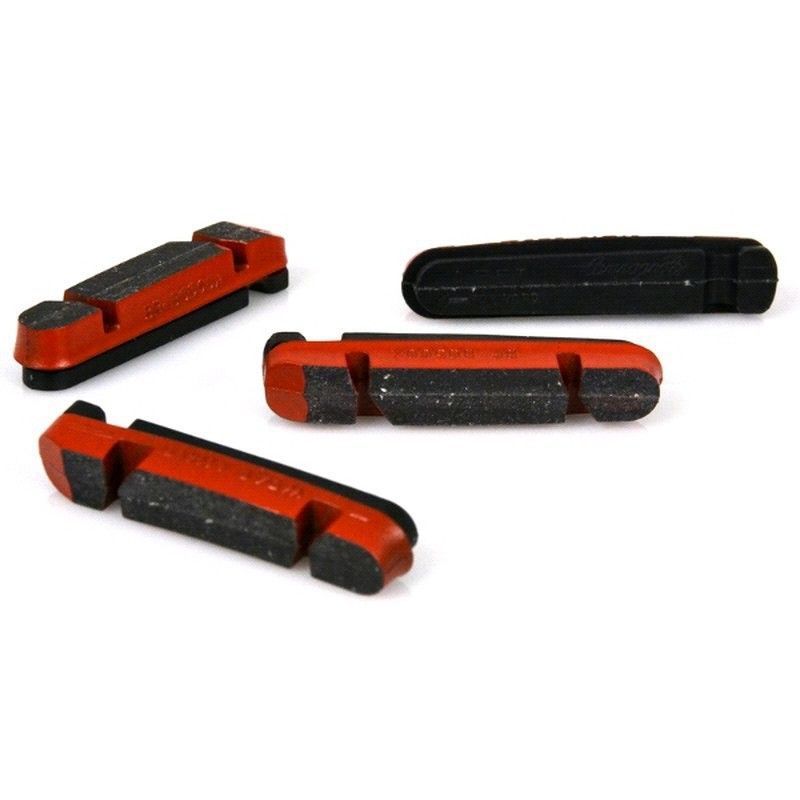 Kit 4 zapatas campagnolo rueda hyperon-bora dura-ace shimano carbono