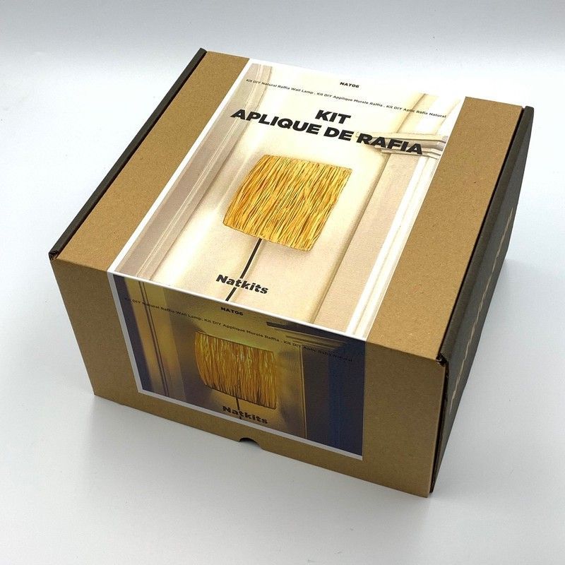 Kit aplique de rafia natural