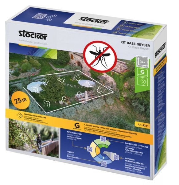 Kit Balcón Geyser 10m tubo + 3 boquillas + 3 Connector T + 1 Tapon y 5 abrazaderas