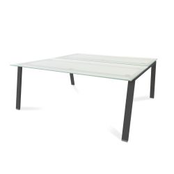 Kit Blanca Mesa 180 x 163 Antracita / Cristal