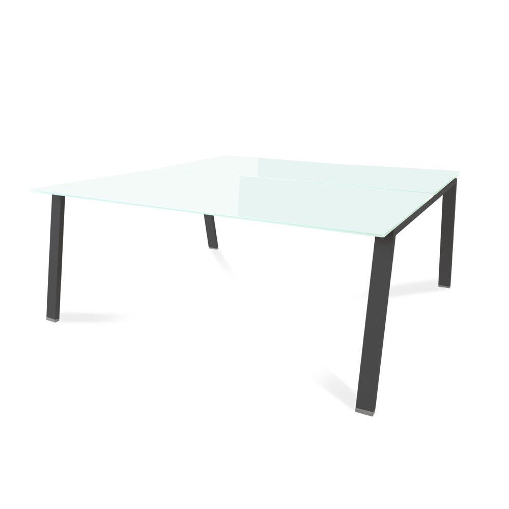 Kit Blanca Mesa 180 x 163 Antracita / Cristal Blanco