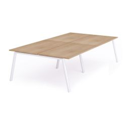 Kit Blanca Mesa 320 x 163 Blanco/ Roble