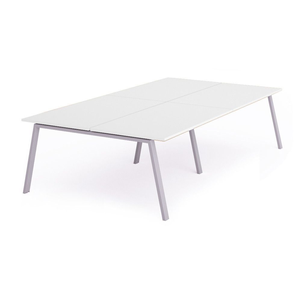 Kit Blanca Mesa 360 x 163 Aluminio / Blanco