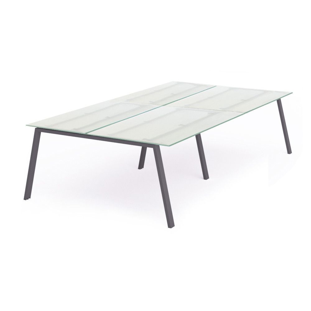 Kit Blanca Mesa 360 x 163 Antracita / Cristal