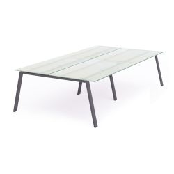 Kit Blanca Mesa 360 x 163 Antracita / Cristal