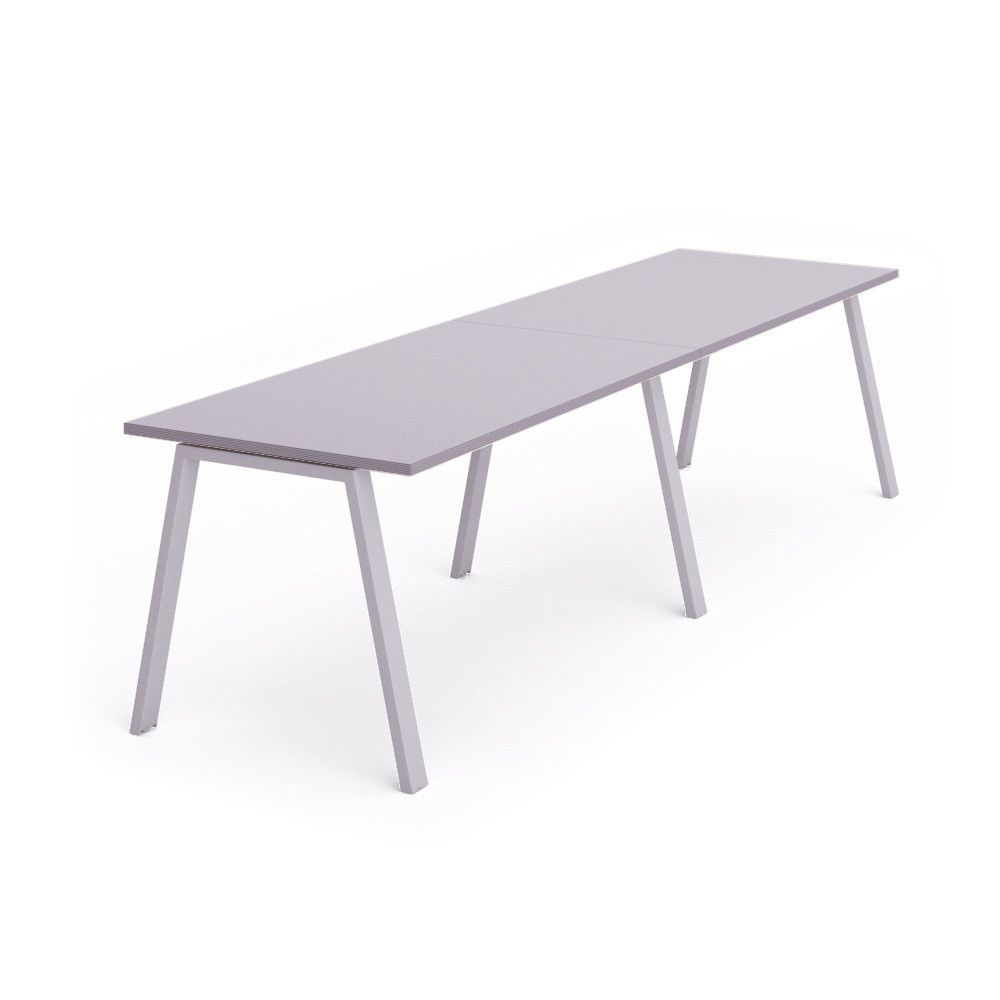 Kit Blanca Mesa 360 x 80 Aluminio / Gris