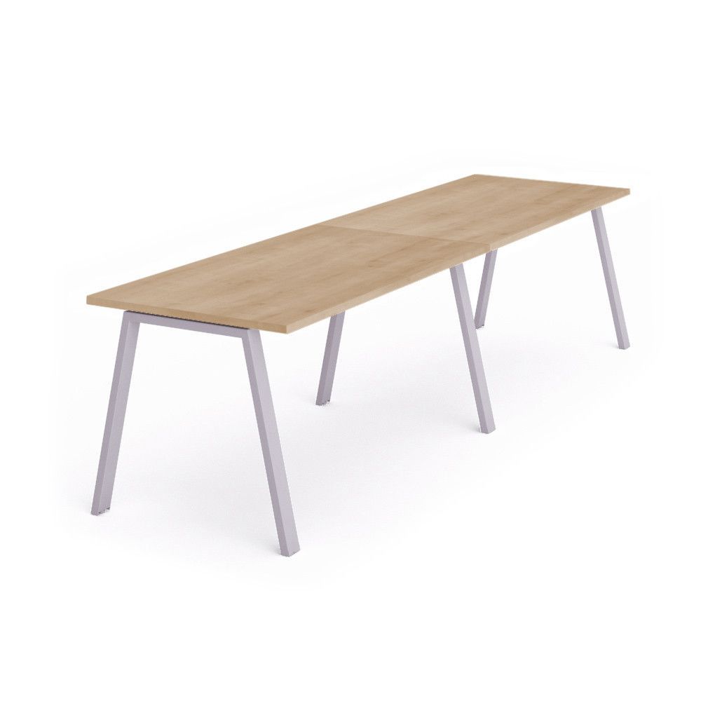 Kit Blanca Mesa 360 x 80 Aluminio/ Roble