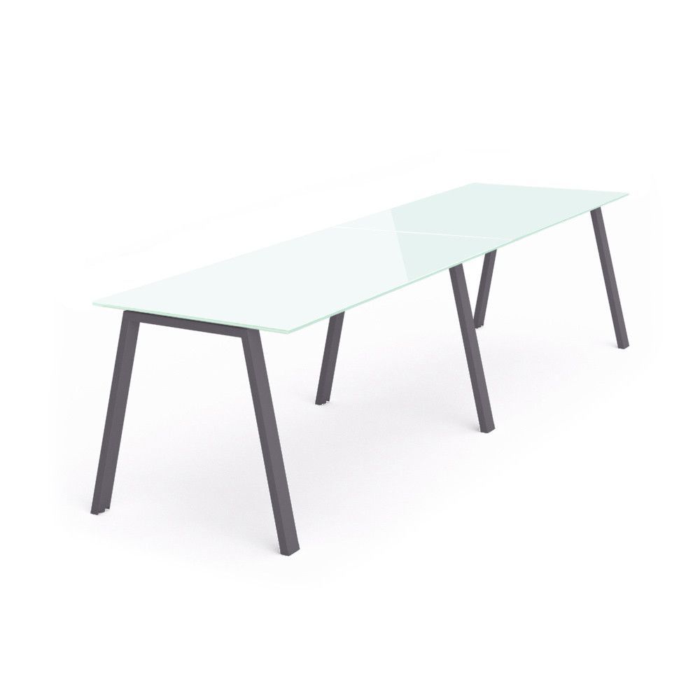 Kit Blanca Mesa 360 x 80 Antracita / Cristal Blanco