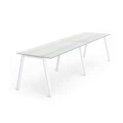 Kit Blanca Mesa 360 x 80 Blanco / Cristal