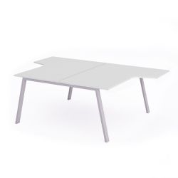 Kit Blanca Mesa L 180 x 163 x 240 Aluminio / Blanco