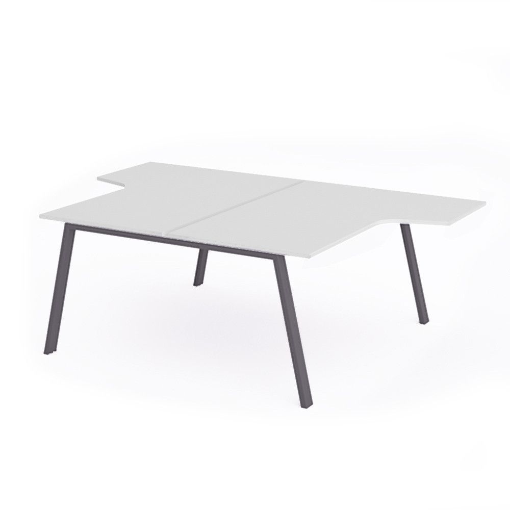 Kit Blanca Mesa L 180 x 163 x 240 Antracita / Blanco