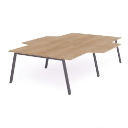 Kit Blanca Mesa L 320 x 163 x 240 Antracita / Haya