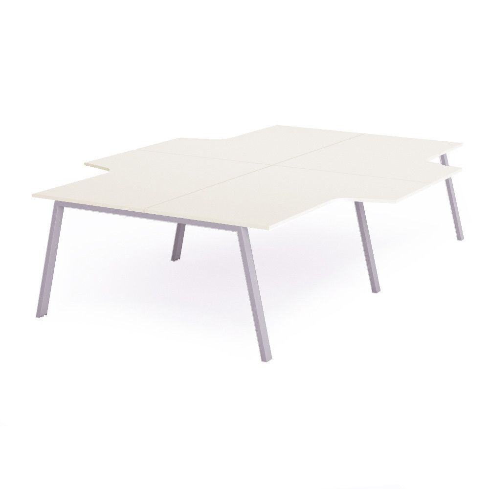 Kit Blanca Mesa L 360 x 163 x 240 Aluminio / Blanco