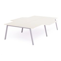 Kit Blanca Mesa L 360 x 163 x 240 Aluminio / Blanco