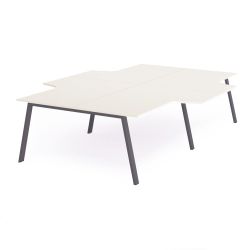 Kit Blanca Mesa L 360 x 163 x 240 Antracita / Blanco