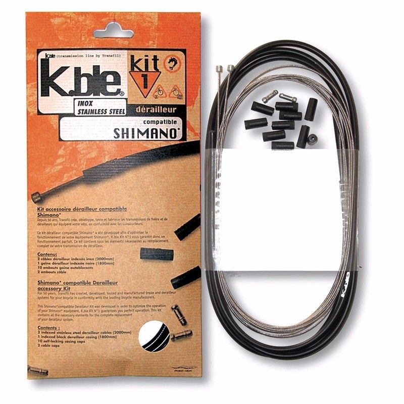 Kit cambio inoxidable  compatible shimano/sram