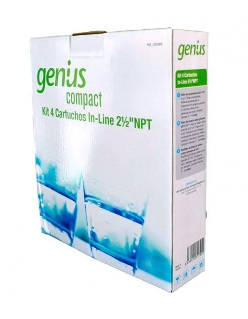 Kit cartuchos reemplazo ATH Genius Compact
