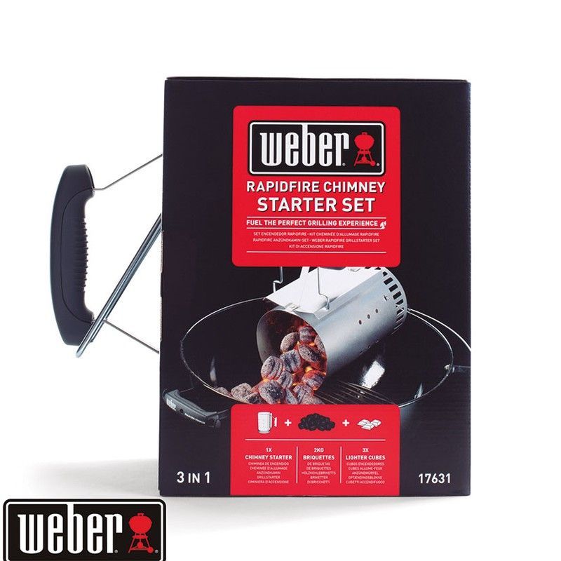 Kit Chimenea Encendido+2Kg Briq.+3 Past.