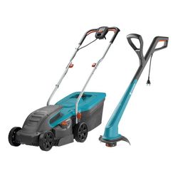 Kit cortacésped GARDENA Power Max 1200 y cortabordes SmallCut 300/23. Set Cortacésped + Cortabordes Gardena