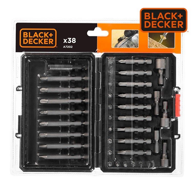 Kit De 38 Piezas Para Atornillar A7202-Xj Black+Decker