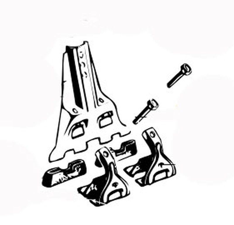 kit de 4 pies para vierteaguas bajo (KP) marca La prealpina