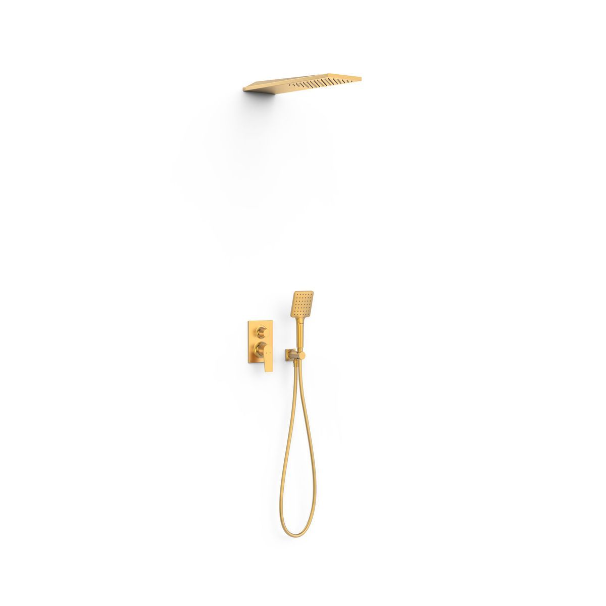 Kit de grifo monomando empotrado de 2 vías Rapid‑box para ducha