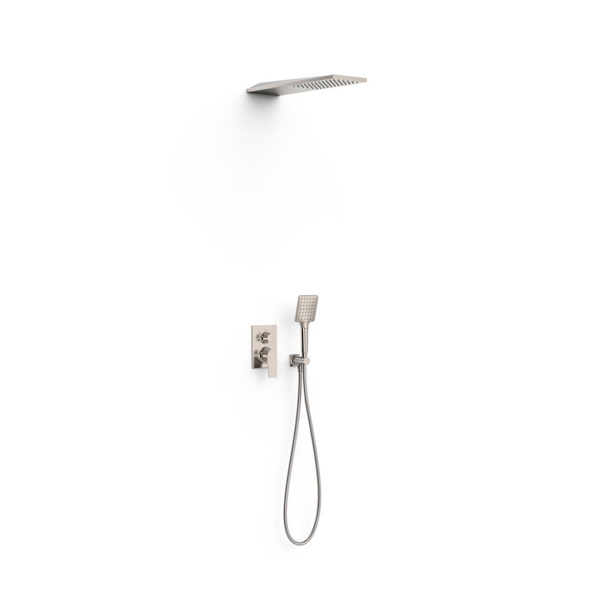 Kit de grifo monomando empotrado de 2 vías Rapid‑box para ducha