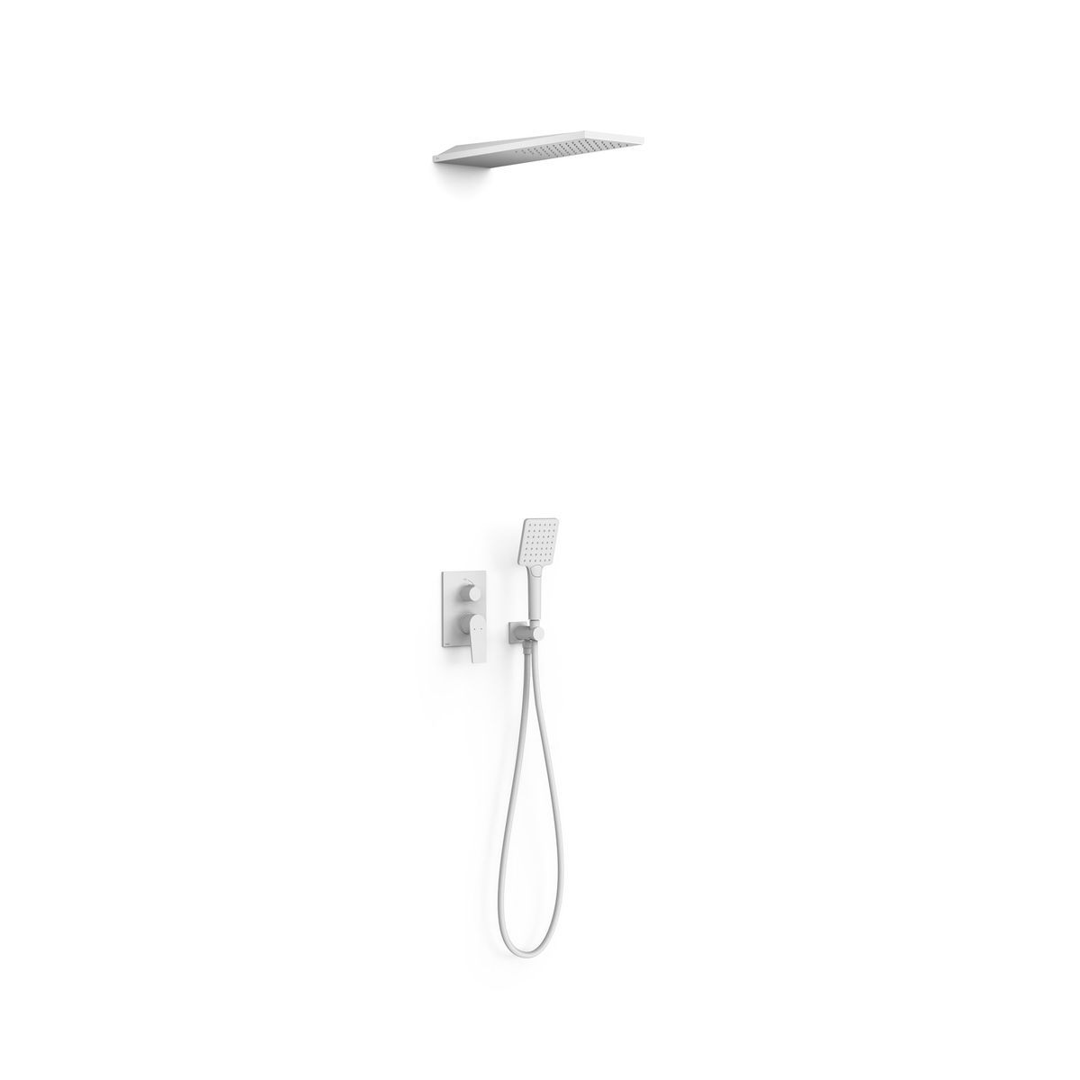 Kit de grifo monomando empotrado de 2 vías Rapid‑box para ducha