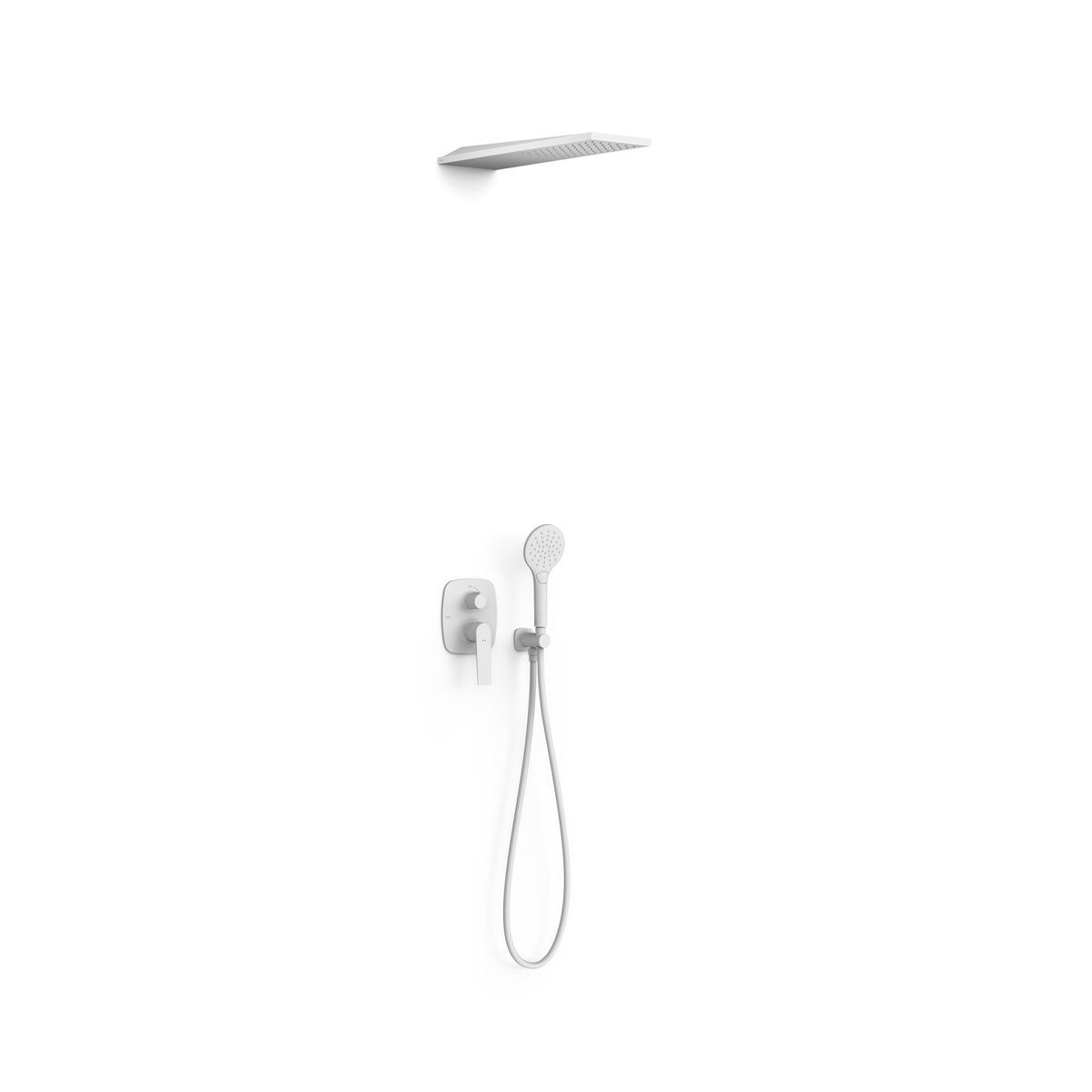 Kit de grifo monomando empotrado de 2 vías Rapid‑box para ducha