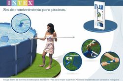 Kit de mantenimiento de piscinas con mango telescópico Intex
